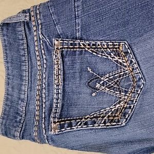 Wrangler 13/14 × 32Ladies lowrise bootcut jeans